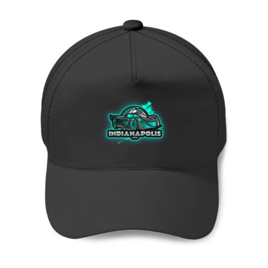 Discover Indianapolis 500 speedway racing Baseball Caps