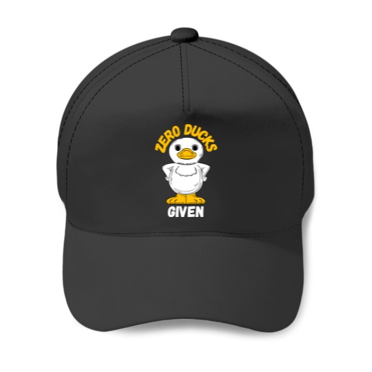 Discover zero ducks given Baseball Caps