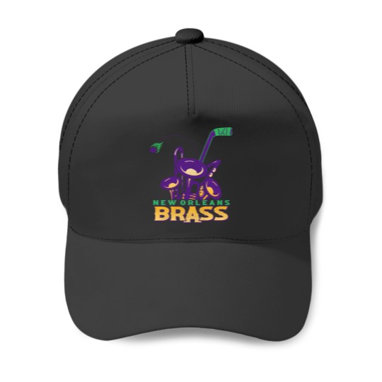 Discover Defunct New Orleans Brass Hockey Team Baseball Caps