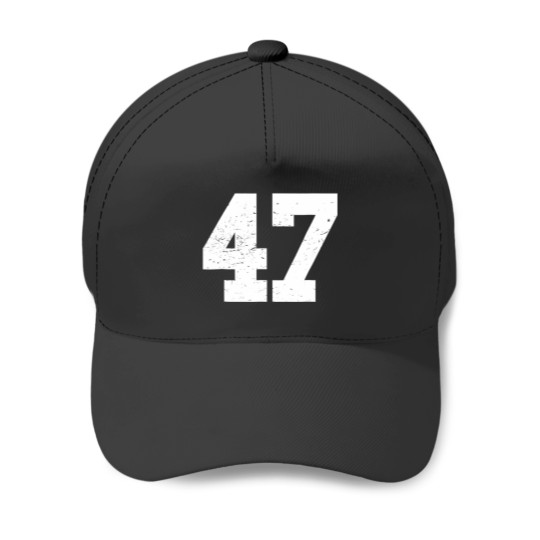 Discover 47 sports fan player t number 47 game winner lucky Baseball Caps