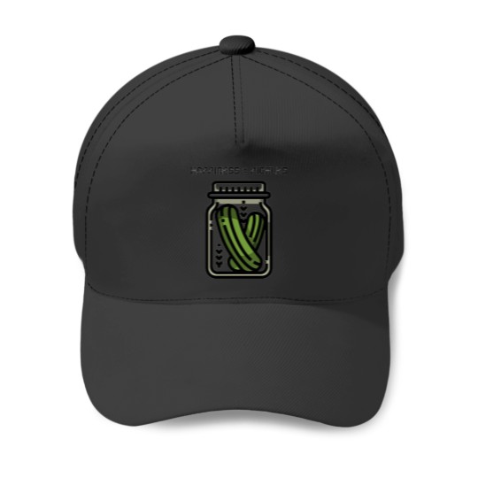 Discover Pickles = Happiness Baseball Caps
