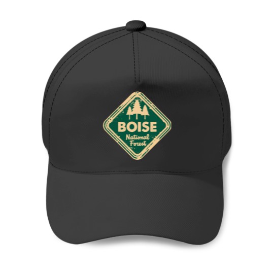 Discover Boise National Forest Baseball Caps