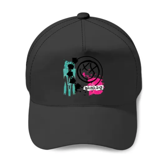 Discover Blink182 Smile Face Logo Baseball Caps