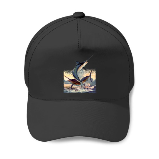 Discover guy harvey fisshing Baseball Caps