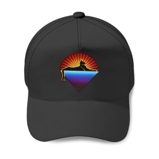 Discover Cats Under The Stars Baseball Caps
