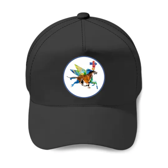 Discover exxon mobile hybrid tiger pegasus Baseball Caps