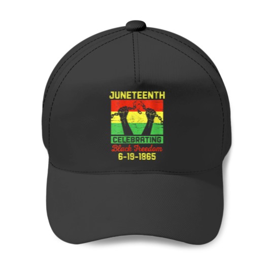 Discover WoCelebrating Black Freedom 1865 BLM Juneteenth African Pride Baseball Caps