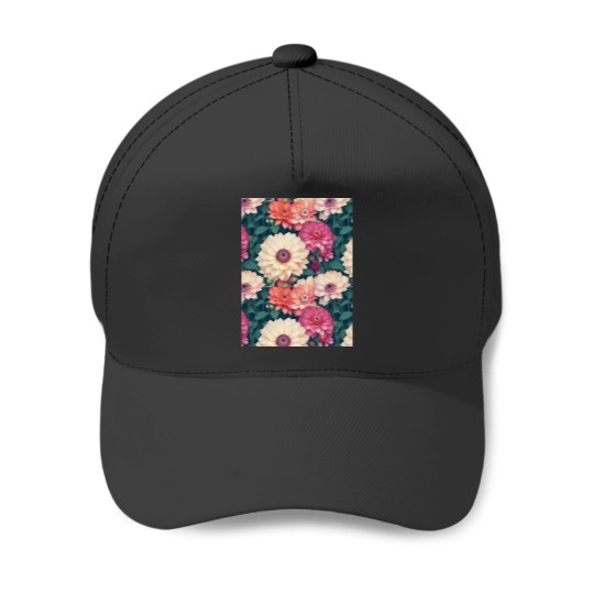 Discover Blossoming Garden Haven Graphic Baseball Caps
