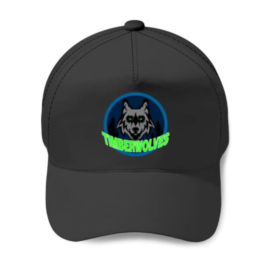 Discover Minesota Timberwolves Sticker Baseball Caps