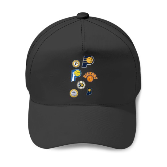 Discover Indiana Pacers 'Logo history' 1 Baseball Caps