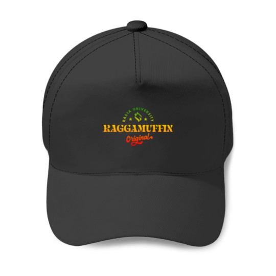 Discover Rasta University Raggamuffin Original Rasta Colors Reggae Baseball Caps