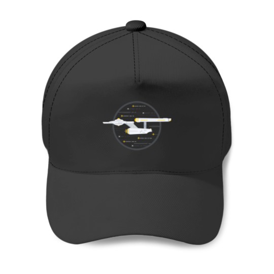 Discover Star ship Enterprise Baseball Caps