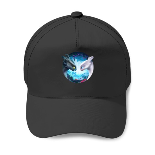 Discover Toothless and Light Fury How to Train Your Dragon 3 1 Baseball Caps