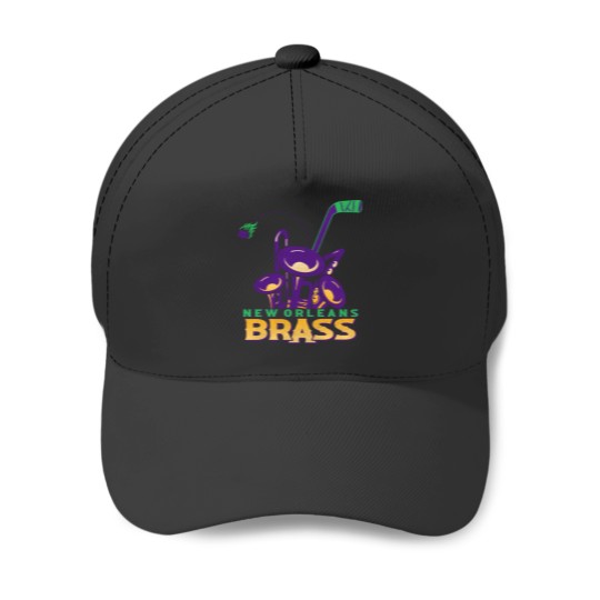 Discover Defunct New Orleans Brass Hockey Team Baseball Caps