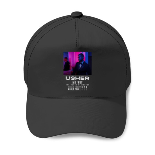 Discover Usher My Way Tour Baseball Caps