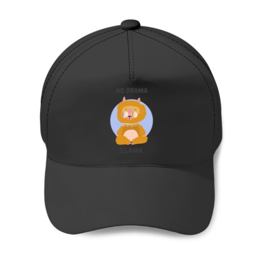 Discover No drama be llama Active Baseball Caps