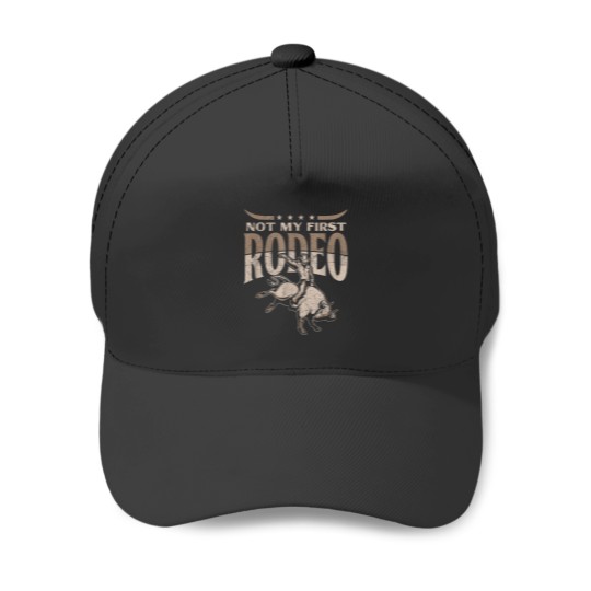 Discover Funny Not my first rodeo design humor Baseball Caps