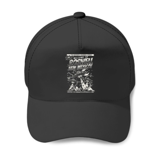 Discover Welcome to Roswell Sticker Baseball Caps