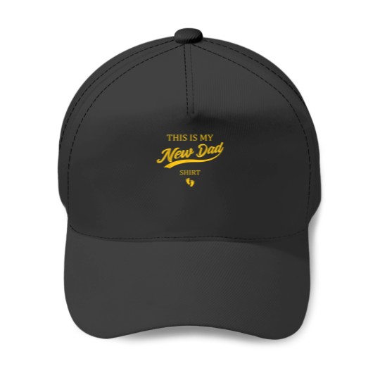 Discover First Time Father New Daddy This Is My New Dad Baseball Caps