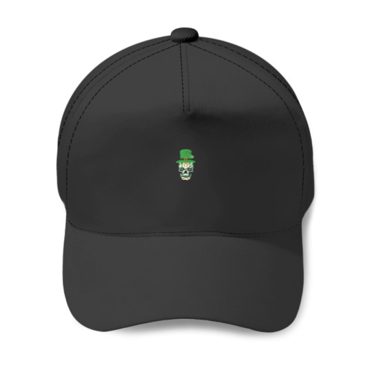 Discover St Patricks Day Skull Irish Shamrock of Dead Men Women 5113 Baseball Caps