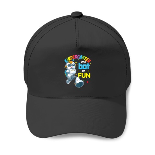 Discover Kids Back to School Kindergarten Cool Robot 4393 Baseball Caps