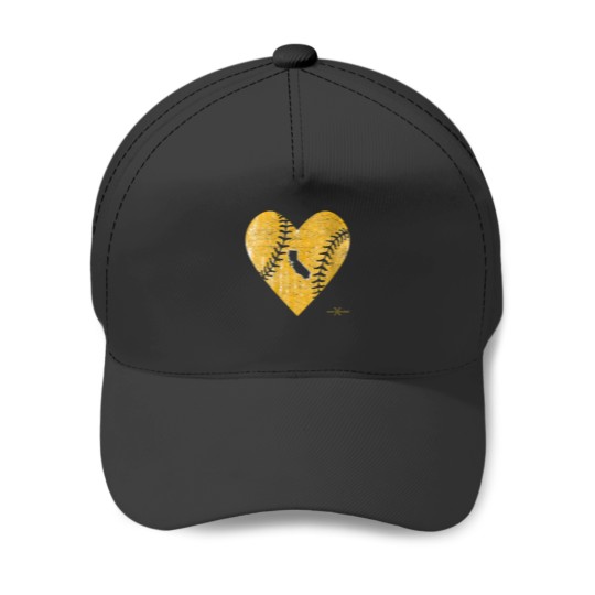 Discover Vintage Oakland Baseball Heart Baseball Caps