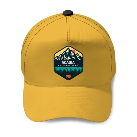 Discover Acadia national park Baseball Caps
