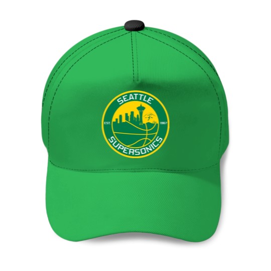 Discover Supersonics Seattle Baseball Caps