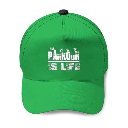 Discover Parkour Is Life Baseball Caps