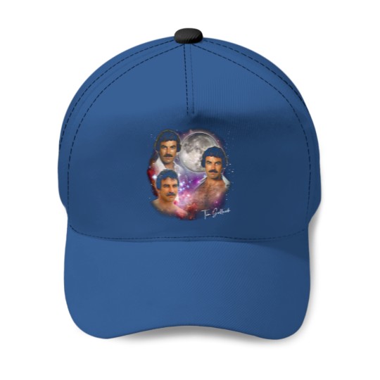 Discover Tom Selleck - Original Fan Art 80s Aesthetic Baseball Caps