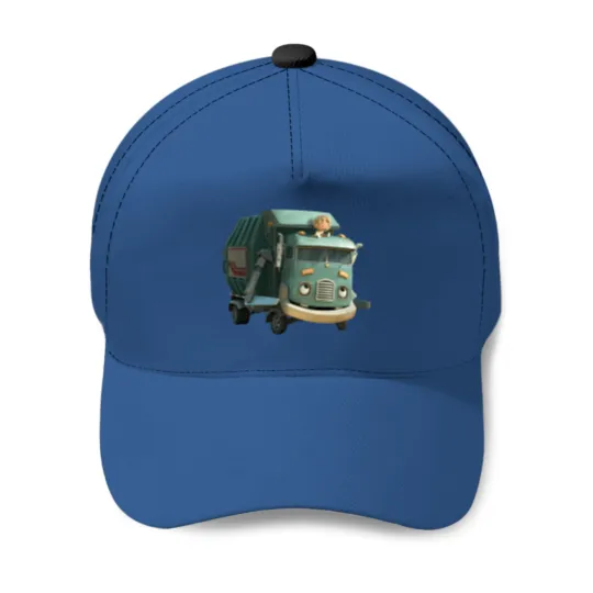 Discover Hank And Trash Truck Baseball Caps