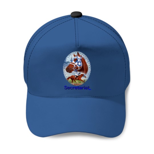 Discover Secretariat Triple Crown Winner Baseball Caps