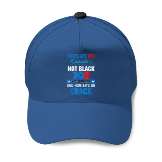 Discover Biden roses are red kamalas not black joe Abolish Malarkey Abolish Malarkey Baseball Caps