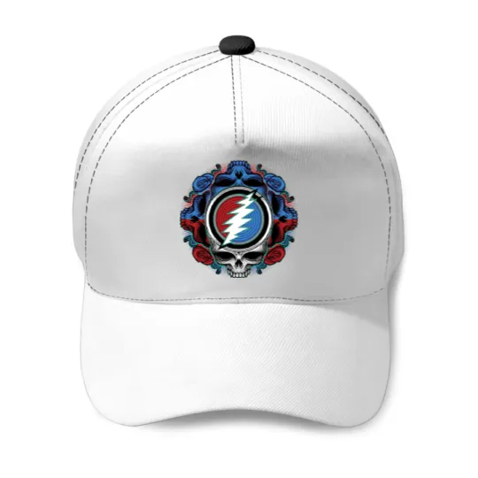 Discover grateful roses dead Baseball Caps