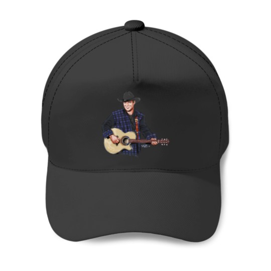 Discover John Michael Montgomery - An illustration by Paul Cemmick - John Michael Montgomery - Baseball Caps