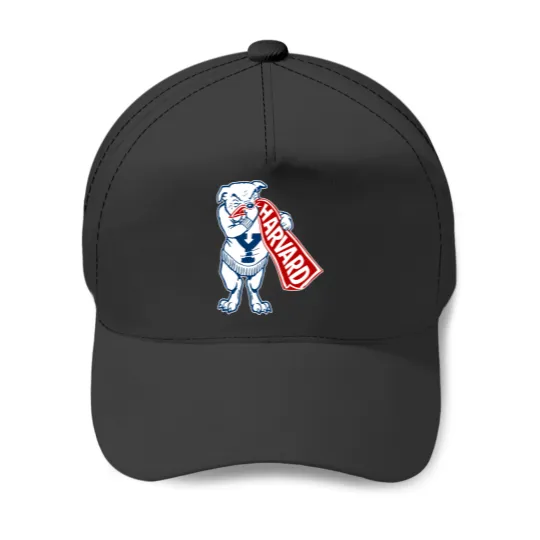 Discover Vintage Yale Mascot blowing Nose on Harvard Pennant - Yale - Baseball Caps