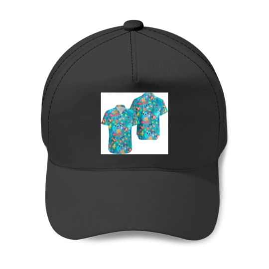 Discover Squirtle Hawaiian Pattern.xanh.Hawaiian Baseball Caps, Button Up Baseball Caps, PKM Hawaiian Baseball Caps, Aloha Baseball Caps, Hawaiian Anime Baseball Caps