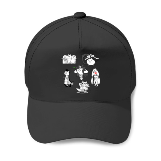 Discover Battle Cats Baseball Caps