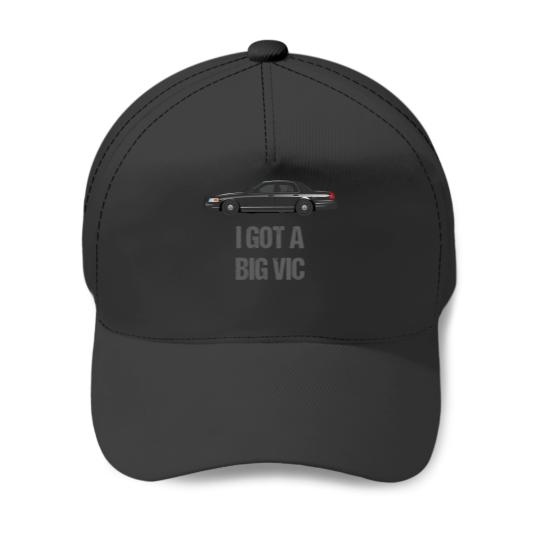 Discover Crown Victoria P71 Big Vic Cop Car Fuzz Tee Baseball Caps