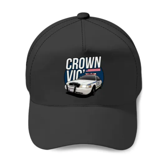 Discover Crown Victoria P71 Big Vic Cop Car Fuzz Tee Baseball Caps