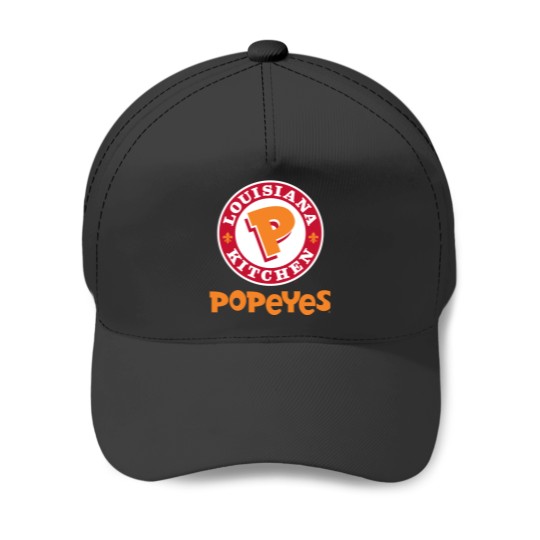 Discover popeyes resto logo Baseball Caps