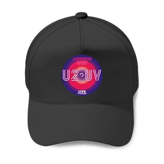Discover U2 Las Vegas Baseball Caps,U2 Ultraviolet Sphere 2023,U2 UV logo,U2 Live at Sphere
