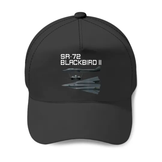 Discover fun american military aviation sr72 blackbird ii in action t Baseball Caps