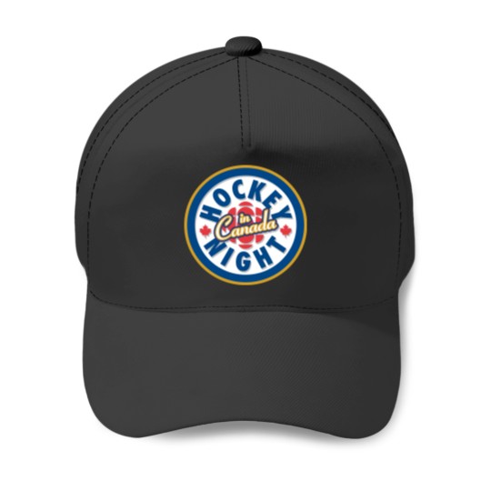 Discover hockey night in canada Baseball Caps