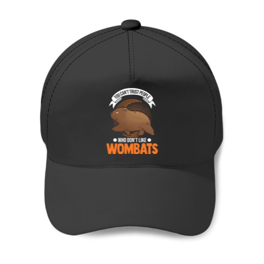 Discover Wombat Australian Wombat Baseball Caps