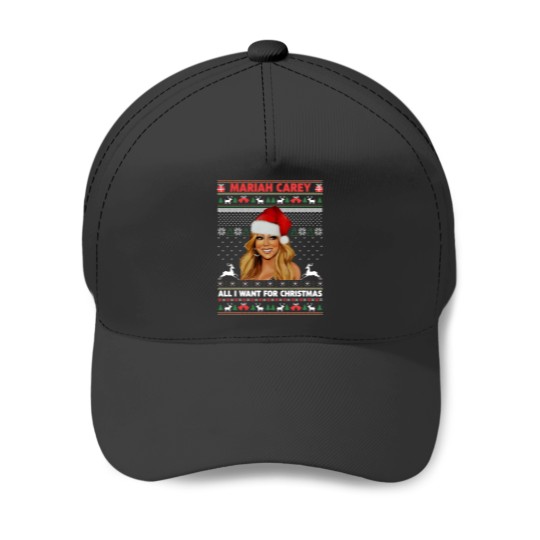 Discover Vintage Mariah Carey Christmas Sweater Baseball Cap