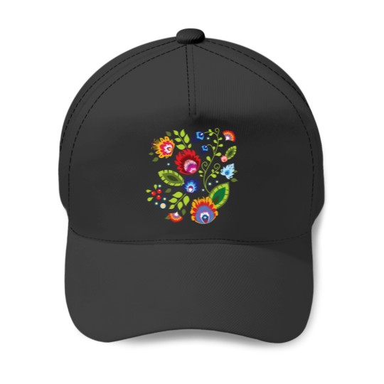 Discover Polish Folklore - beautiful composition on black Baseball Caps