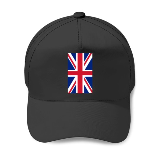 Discover Patriotic British Union Jack Flag Baseball Caps