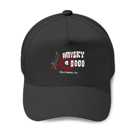 Discover Whiskey A Go Go vintage Hollywood Califo rnia Rock and Roll usa Baseball Caps