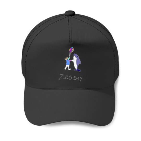 Discover Zoo Day Baseball Caps